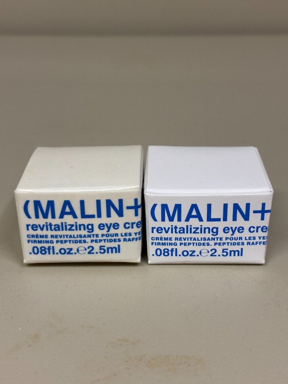 MALIN+GOETZ Revitalizing Eye Cream 2.5ml / .08 fl oz (Set of 2) Travel Size NIB